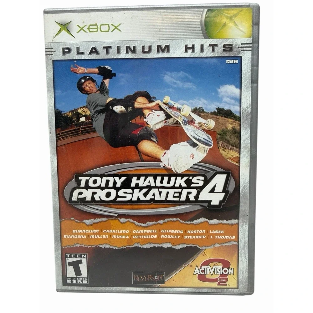 Original Xbox Platinum Hits Tony Hawks Pro‎ Skater 4 Disc Only Video Game